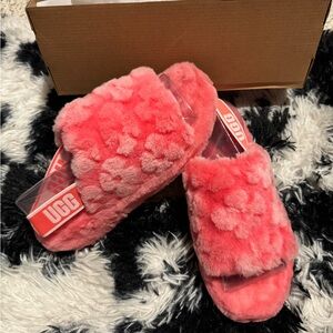 UGG Pink Fluff Yeah Sandals
